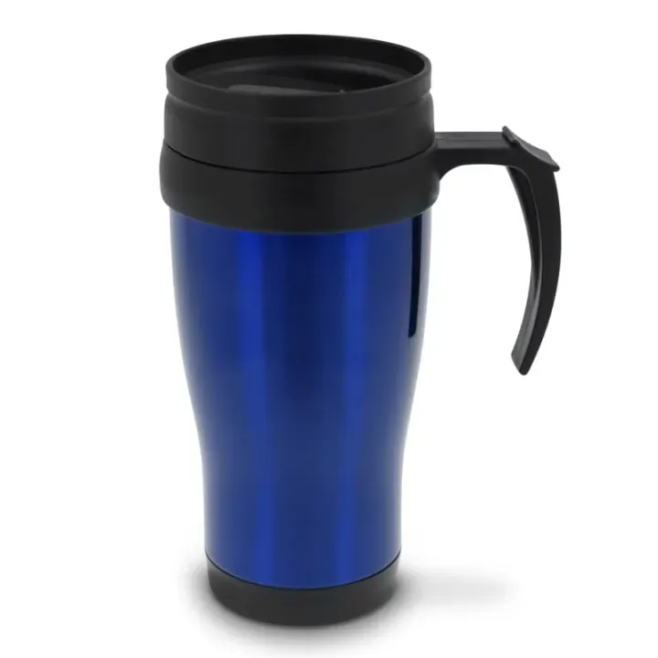 Double walled coffee mug metal 350ml - LT98759 (N0011)